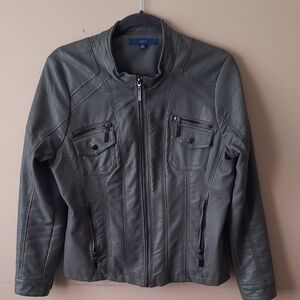 Free-Apt. 9 Faux Leather Moto Jacket